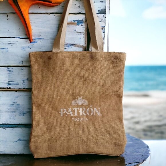 Patron Jute Tote Bag #1 - Perfect for the beach (or grocery store) - Picture 1 of 4